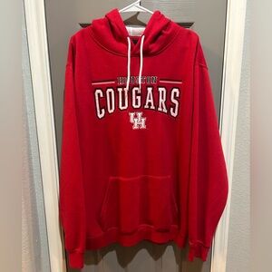 Colosseum Scarlet Red Sweatshirt University of Houston UofH XL